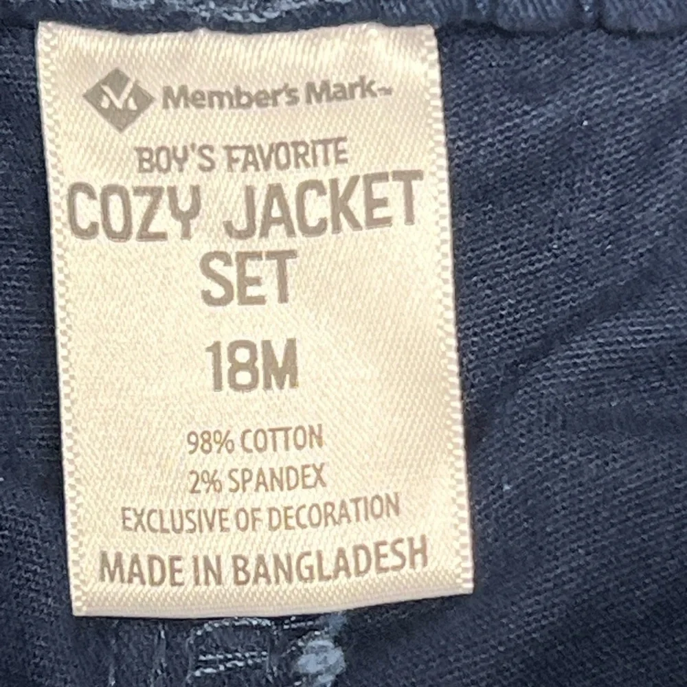 MEMBER'S Mark Boy's 3-Piece Long Sleeve Shirt, Hooded Jacket & Pant Set